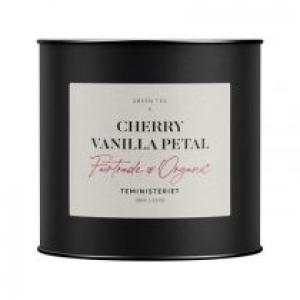 Teministeriet Fairtrade Collection Cherry Vanilla Petal Herbata zielona Sypana 100 g