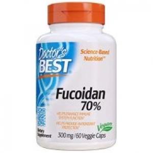 Doctors Best Fucoidan 70% - Ekstrakt Fucoidanu 300 mg Suplement diety 60 kaps.