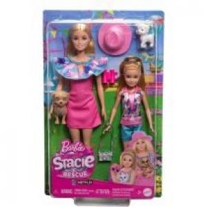 Barbie Stacie i Barbie 2-pak lalek HRM09 Mattel