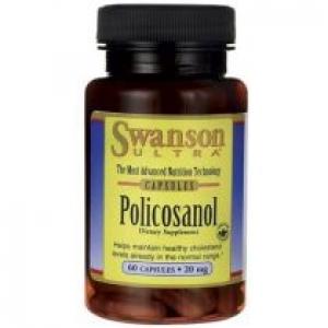Swanson BioCosanol Polikosanol 20 mg Suplement diety 60 kaps.