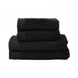 Zone Denmark Zestaw ręczników łazienkowych Classic Black 330846 4 szt.