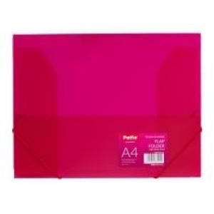 CoolPack Teczka na gumkę A4 31.5 x 24.5 cm transparentna, różowa