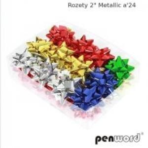 Rozety metallic (24szt) Penword