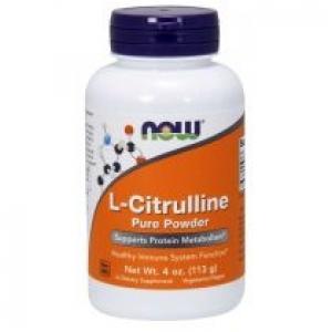 Now Foods L-Citrulline Pure Powder Suplement diety 113 g