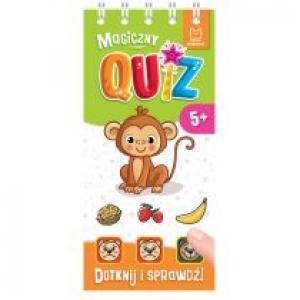Magiczny quiz z małpką. Dotknij i sprawdź! 5+