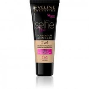 Eveline Cosmetics Selfie Time Foundation & Concealer kryjąco-nawilżający pokład i korektor 04 Natural 30 ml