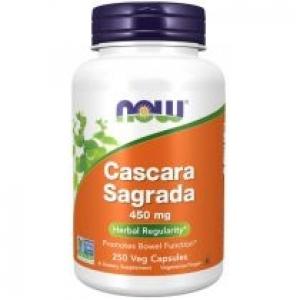Now Foods Cascara sagrada 450 mg Suplement diety 250 kaps.