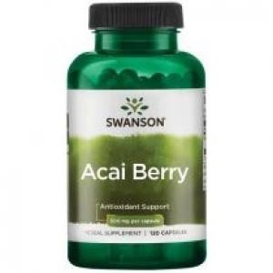Swanson Acai owoce 500 mg Suplement diety 120 kaps.