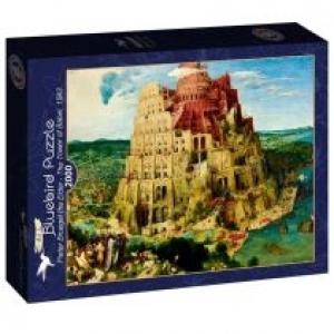 Puzzle 2000 el. Wieża Babel Piotr Brueghel 1563 Bluebird Puzzle