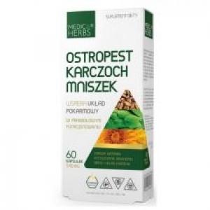 Medica Herbs Ostropest Suplement diety 60 kaps.
