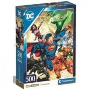Puzzle 500 Compact Dc Comics Justice League Clementoni