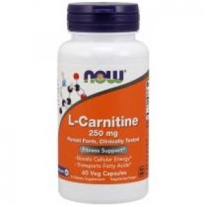 Now Foods L-Karnityna Carnipure 250 mg Suplement diety 60 kaps.