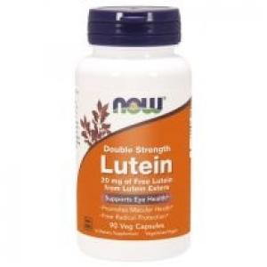 Now Foods Double Strength Lutein - Luteina 20 mg Suplement diety 90 kaps.