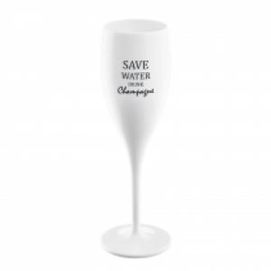 Koziol Kieliszek do szampana Cheers No.1 Save water drink 3436525 100 ml