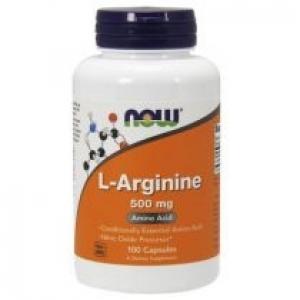 Now Foods L-Arginine 500 mg Suplement diety 100 kaps.