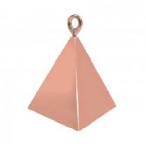 Ciężarek do balonów Piramida różowo-złota 110g