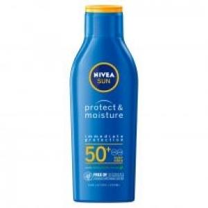 Nivea Sun Protect & Moisture nawilżający balsam do opalania SPF50+ 200 ml