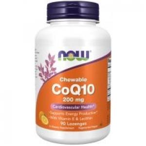 Now Foods Koenzym Q10 200 mg Suplement diety 90 tab.