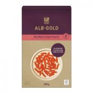 Alb-Gold Makaron (z soczewicy czerwonej) świderki bezglutenowy 250 g Bio
