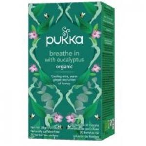 Pukka Herbatka ziołowa z eukaliptusem Breathe In 20 sasz. Bio