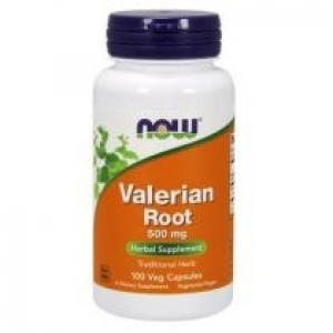 Now Foods Valerian Root (Waleriana) - Kozłek Lekarski 500 mg Suplement diety 100 kaps.