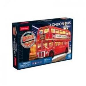 Puzzle 3D Londyński autobus Dante