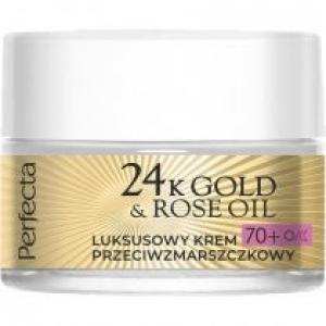 Perfecta 24K Gold & Rose Oil krem przeciwzmarszaczkowy do twarzy 70+ 50 ml