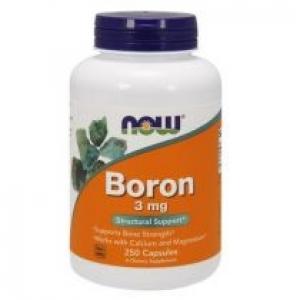 Now Foods Boron - Bor 3 mg Suplement diety 250 kaps.