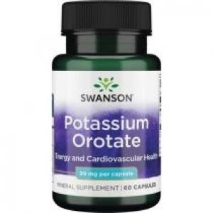 Swanson Potassium Orotate - Orotan Potasu 99 mg Suplement diety 60 kaps.