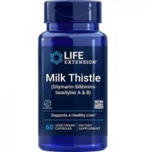 Life Extension Milk Thistle (Silymarin-Silibinins-Isosilybin A & B) - Ostropest Plamisty Suplement diety 60 kaps.