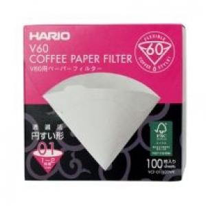 Hario Filtry papierowe V60-01 100 szt.