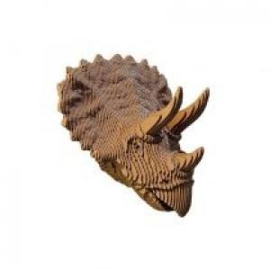 Puzzle ścienne 3D kartonowe - Triceratops Cartonic