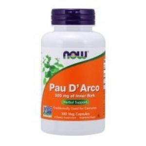 Now Foods Pau DArco 500 mg Suplement diety 100 kaps.