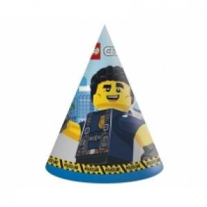 Czapeczki papierowe Lego City