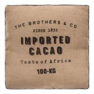 Atmosphera Jutowa poduszka do siedzenia Cacao