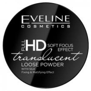 Eveline Cosmetics Full HD Soft Focus Loose Powder utrwalająco-matujący puder sypki z jedwabiem 6 g