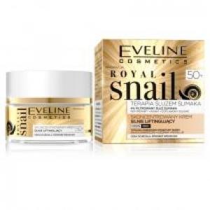 Eveline Cosmetics Royal Snail 50+ skoncentrowany krem silnie liftingujący na dzień i na noc 50 ml