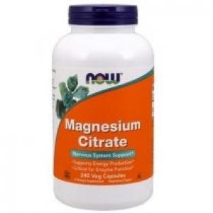 Now Foods Magnesium Citrate - Magnez Suplement diety 240 kaps.