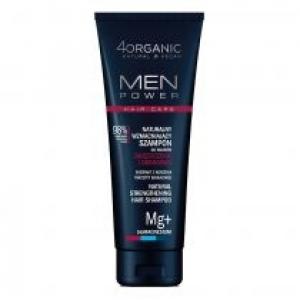 4organic Men Power Naturalny wzmacniający szampon zagęszczenie i odbudowa 250 ml