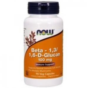Now Foods Beta Glukan - Beta-1,3/1,6-D-Glucan 100 mg Suplement diety 90 kaps.