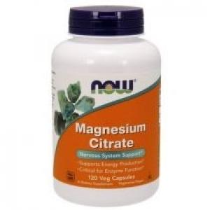 Now Foods Magnesium Citrate - Magnez Suplement diety 120 kaps.