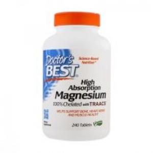 Doctors Best High Absorption Magnesium 100 mg - suplement diety 240 tab.