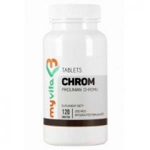 MyVita Chrom 200 mcg Suplement diety 120 tab.