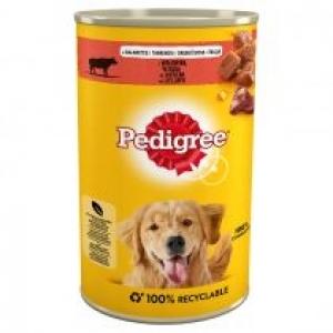 Pedigree Mokra karma dla psa z wołowiną w galaretce puszka 1.2 kg