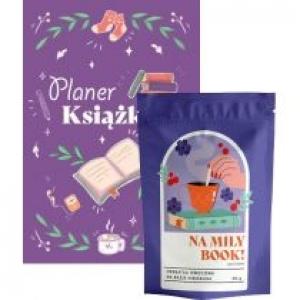 Pakiet: Planer Książkary, Herbata owocowa na bazie hibiskusa Na Miły Book