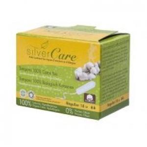 Silver Care Organiczne bawełniane tampony Regular bez aplikatora 22 szt.