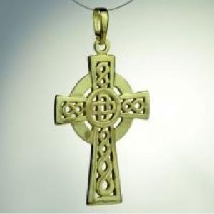 Sotis Krzyż celtycki zwykły Ag925 + Au 24kar, 7g