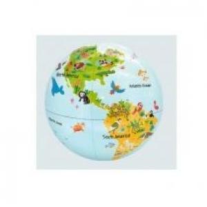 Caly Dmuchany globus piłka 30 cm - Małe Zwierzęta Natury, piłka