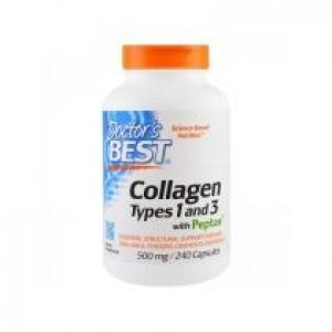 Doctors Best Collagen Types I and III Suplement diety 240 kaps.