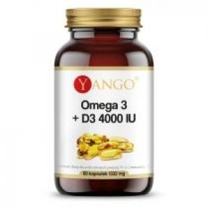 Yango Omega 3 + D3 4000 IU Suplement diety 60 kaps.